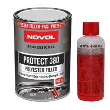 Полиэфирный грунт для авто NOVOL PROTECT 380, 0,8+0,08