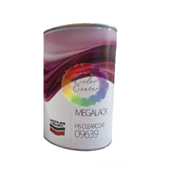Лак акриловий MEGALACK HS CLEARCOAT Lechler 09639, 1л без затверджувача