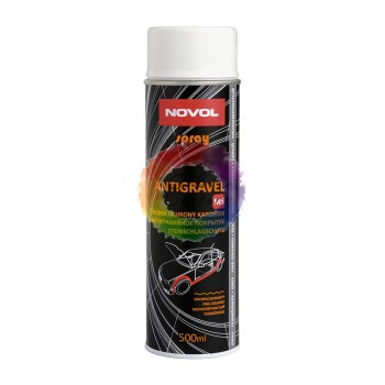 Антигравийное покрытие для авто Novol Spray Antigravel MS, аэрозоль 0,5 л (Серый)