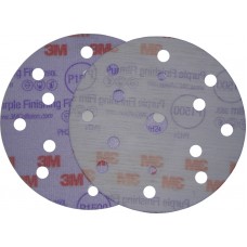 3M 51099 Супертонкий Абразивний Полірувальний Диск Hookit 260L, діам. 150 мм, P800, конфіг. LD861A