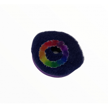 Zvizzer шерстяной круг  (ворс 15 мм) / "Doodle" Wool-Pad, black 15mm, 80мм