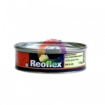 Шпатлевка автомобильная со стекловолокном Reoflex Glass fiber, 1 кг